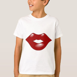 Rode lippen t-shirt