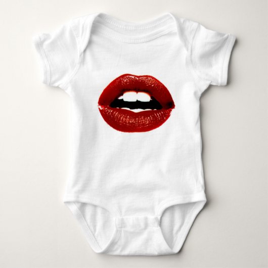 rode lippen t-shirt (Voorkant)