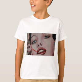 Rode lippen t-shirt