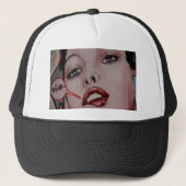 _Rode lippen Trucker Pet (Voorkant)