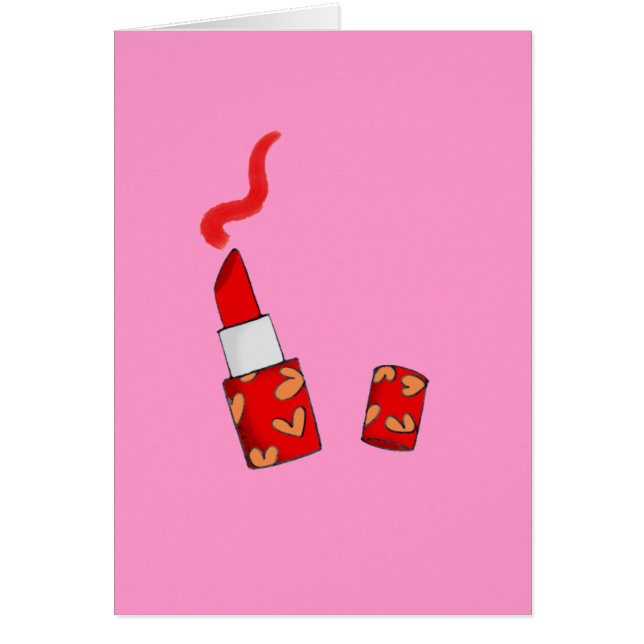 Rode lippenstift (Voorkant)