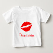 Rode lippenstift afdruk Fashionista (Voorkant)