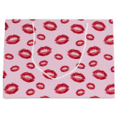 Rode lippenstift kussen groot cadeauzakje (Voorkant)