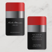 Rode lippenstift - make-up artiest visitekaartje (Voorkant / Achterkant)