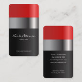 Rode lippenstift - make-up artiest visitekaartje (Voorkant / Achterkant)