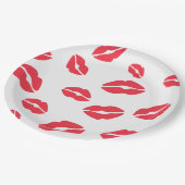 Rode lips Afdrukpapier Bord (Gekanteld)