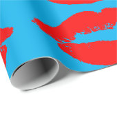 RODE LIPS KISS WRAPPING PAPIER (Rol Hoek)