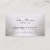 Rode lips Retro zwart-wit - Makeup kunstenaar Visitekaartje (Achterkant)