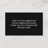 Rode lipstick visitekaartje (Achterkant)