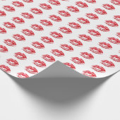 rode lipstickussen cadeaupapier (Hoek)