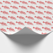  rode lobster #1 Tekening Cadeaupapier (Hoek)
