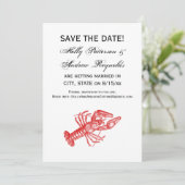  rode lobster #1 Tekening Kaart (Staand voorkant)