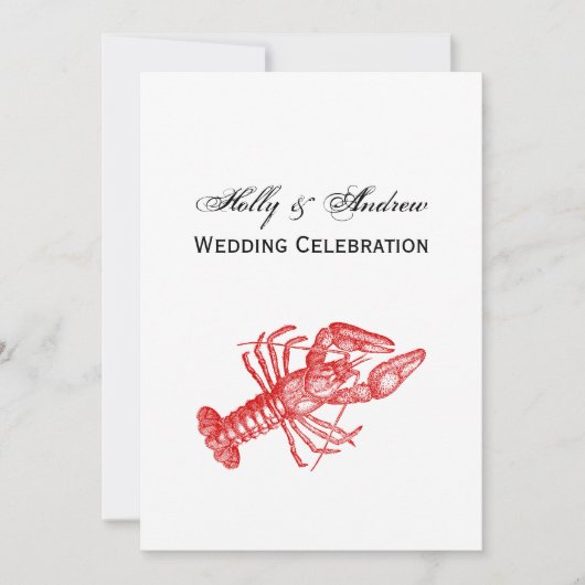  rode lobster #1 Tekening Kaart (Voorkant)