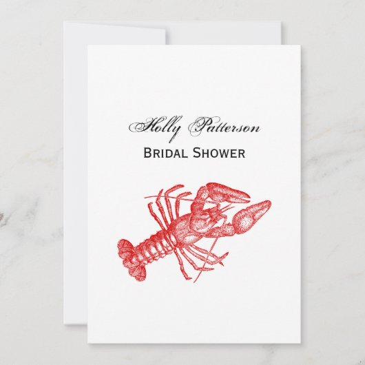  rode lobster #1 Tekening Kaart (Voorkant)
