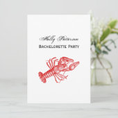  rode lobster #1 Tekening Kaart (Staand voorkant)