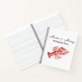  rode lobster #1 Tekening Notitieboek (Binnen)