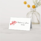  rode lobster #1 Tekening Plaatskaartje (Voorkant)