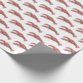  rode lobster #2 Tekening Cadeaupapier (Hoek)