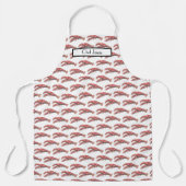  rode lobster #2 Tekening Schort (Voorkant)
