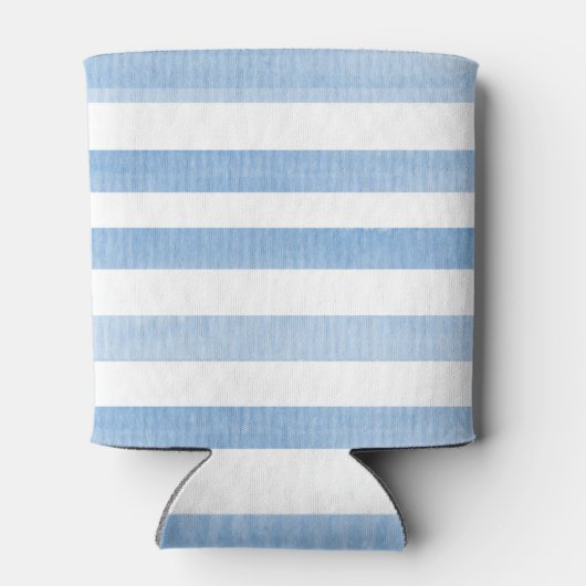 Rode Lobster naam reünie Stripes Blue White Coast Blikjeskoeler (Achterkant)