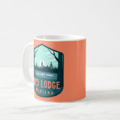 Rode Lodge Montana Koffiemok (Voorkant links)