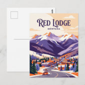 Rode Lodge VS Briefkaart (Voorkant / Achterkant)