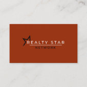 Rode Logo met rode banner Visitekaartje (Voorkant)