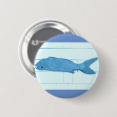 rode logo ronde button 5,7 cm (Voorkant /achterkant)