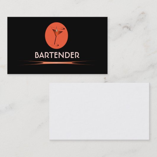 Rode logo visitekaartjes (Voorkant / Achterkant)