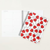 Rode lolly's, Hart lolly's, Lolly patroon Planner (Display)