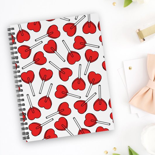Rode lolly's, Hart lolly's, Lolly patroon Planner