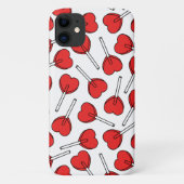 Rode Lolly's, Hart Lolly's, Lolly Sticker Case-Mate iPhone Case (Achterkant)