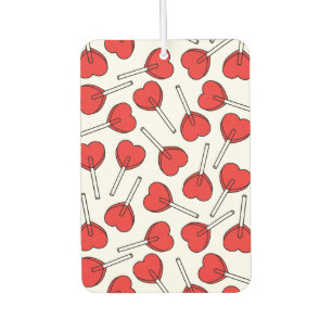 Rode Lolly's, Hart Lolly's, Lolly Sticker Luchtverfrisser