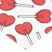 Rode Lolly's, Hart Lolly's, Lolly Sticker Medium Tafelloper (Hoek)