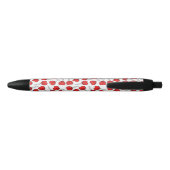 Rode Lolly's, Hart Lolly's, Lolly Sticker Zwarte Inkt Pen (Achterkant)
