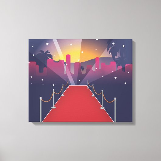 Rode Loper Bekende Nederlander Canvas Afdruk (Voorkant)