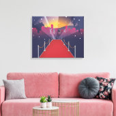 Rode Loper Bekende Nederlander Canvas Afdruk (Insitu (Woonkamer))