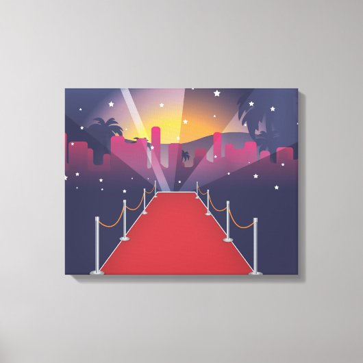 Rode Loper Bekende Nederlander Canvas Afdruk (Voorkant)