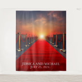 Rode Loper Celebrity Hollywood Evenement Wandkleed (Voorkant)