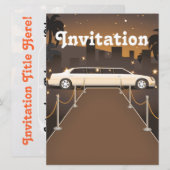 Rode Loper Celebrity Limo Klassieker Kaart (Voorkant / Achterkant)