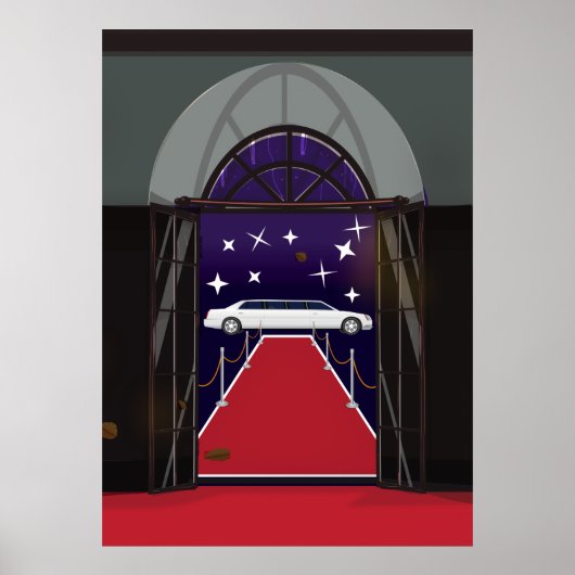 Rode Loper Celebrity Limo Poster (Voorkant)