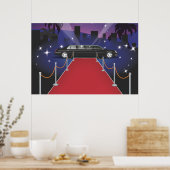 Rode Loper Celebrity Limo Poster (Keuken)
