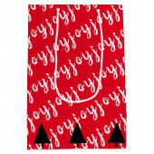 Rode Loper door LeahG - Joy Seizoensgroeten Medium Cadeauzakje (Achterkant)