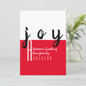 Rode loper door LeahG - Seizoensgroeten Vrolijk Kaart (Staand voorkant)