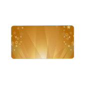 Rode loper Hollywood Star Bat Mitzvah Blank Etiket (Voorkant)