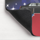 Rode Loper Sterren Limousine Muismat (Hoek)