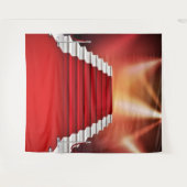 rode loper wandkleed (Voorkant (horizontaal))