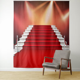 rode loper wandkleed