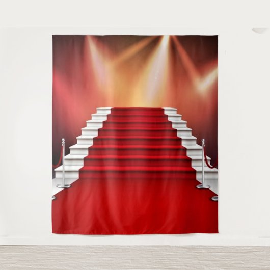 rode loper wandkleed (Voorkant)