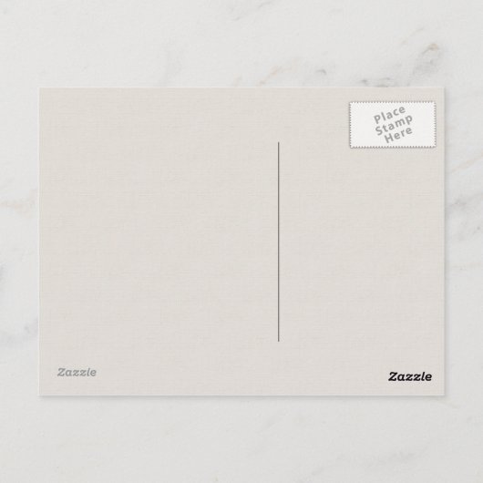 Rode Lotus Flower Briefkaart (Achterkant)